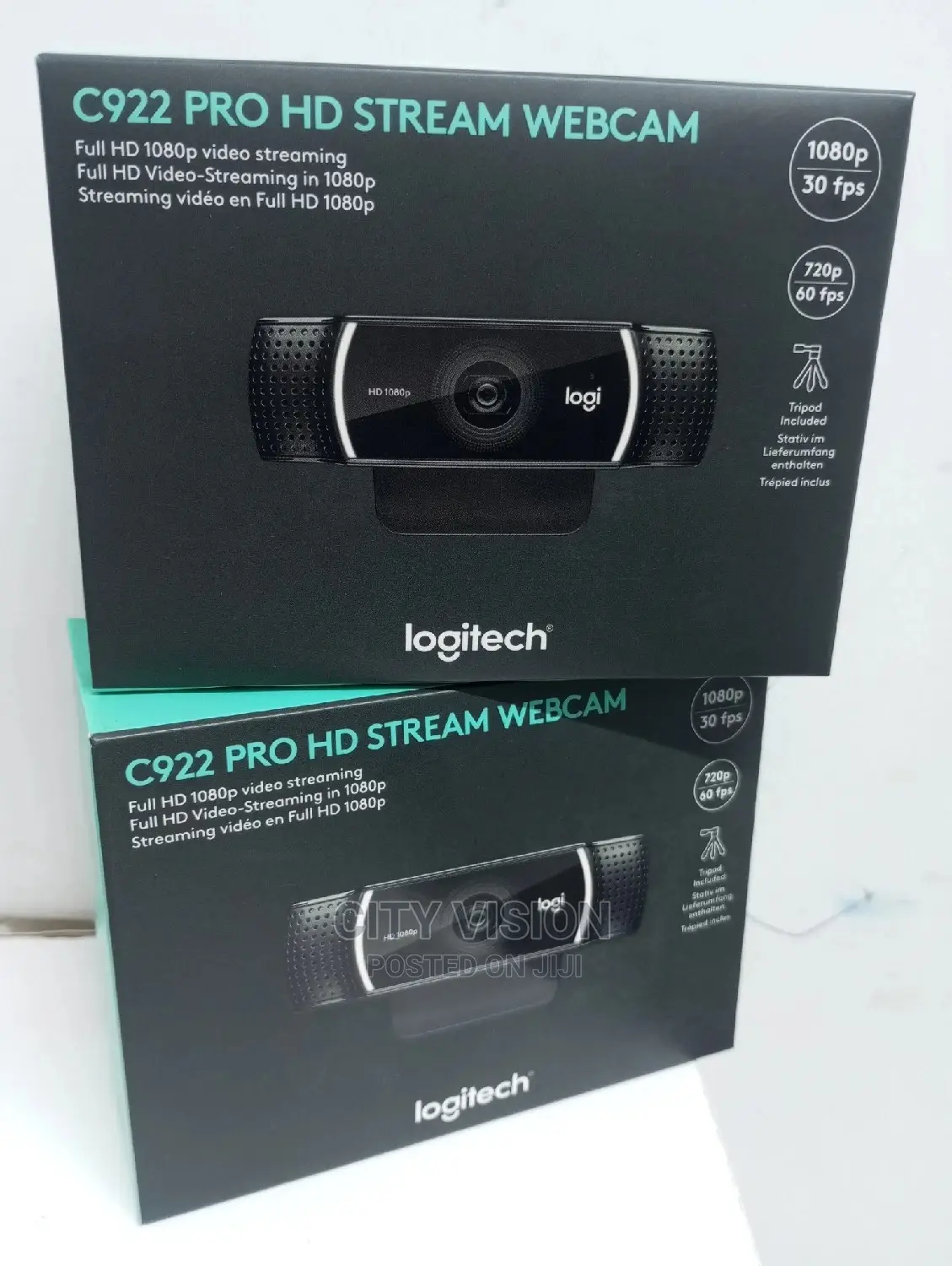 C922 Pro Hd Stream Webcam 1080p Logitech Webcam