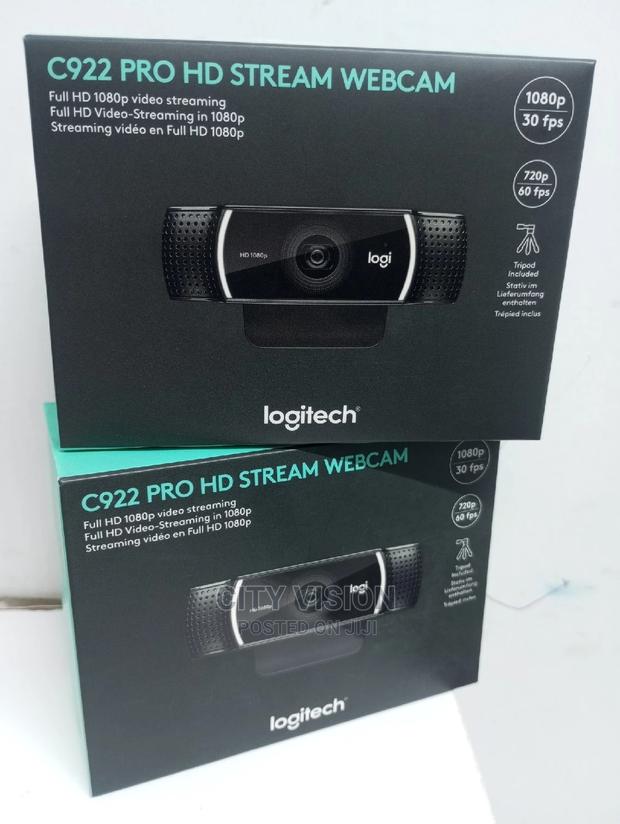 C922 Pro Hd Stream Webcam 1080p Logitech Webcam - thumbnail 2