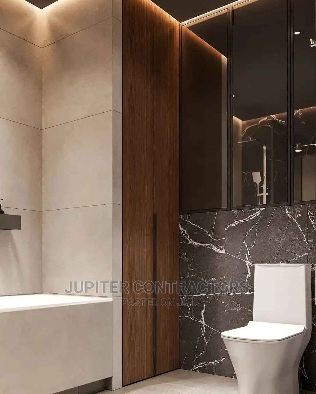 Gypsum,Tiling and Cabinets