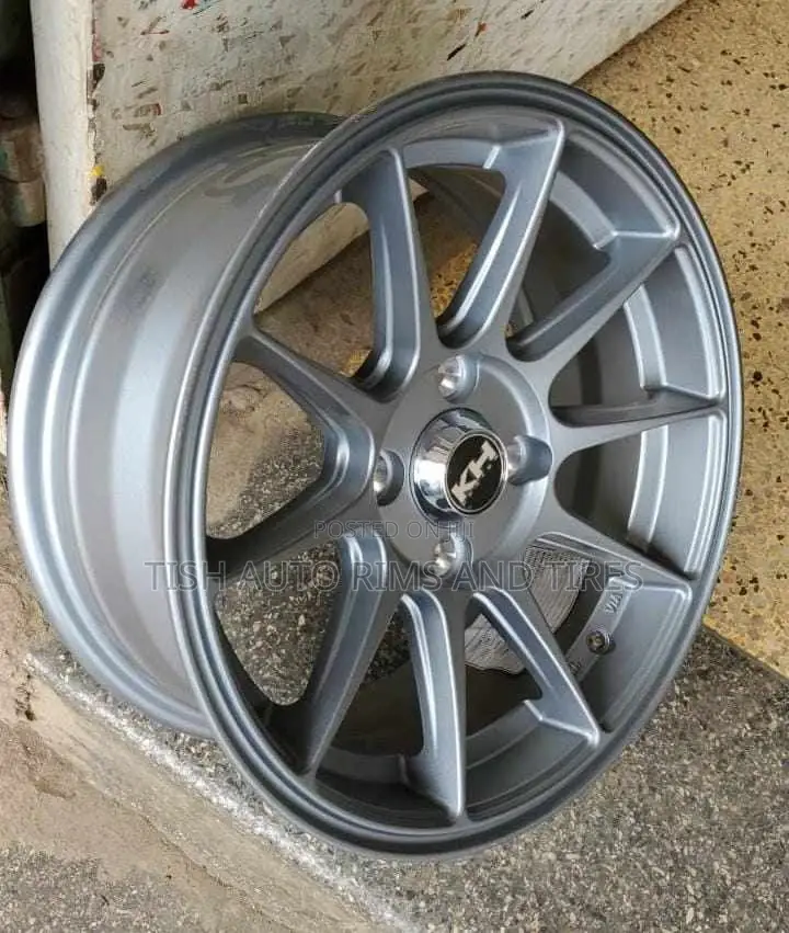 Grey 15 Inch Offset Rims Set