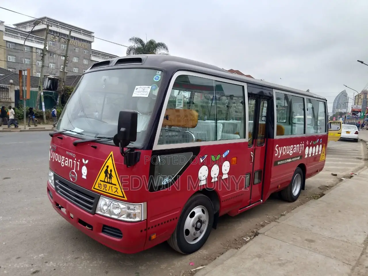 New Toyota Coaster 2016 Red