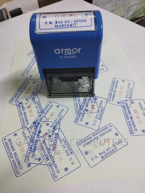 Stamp Pad / Self Inking Dated Stamp - main view