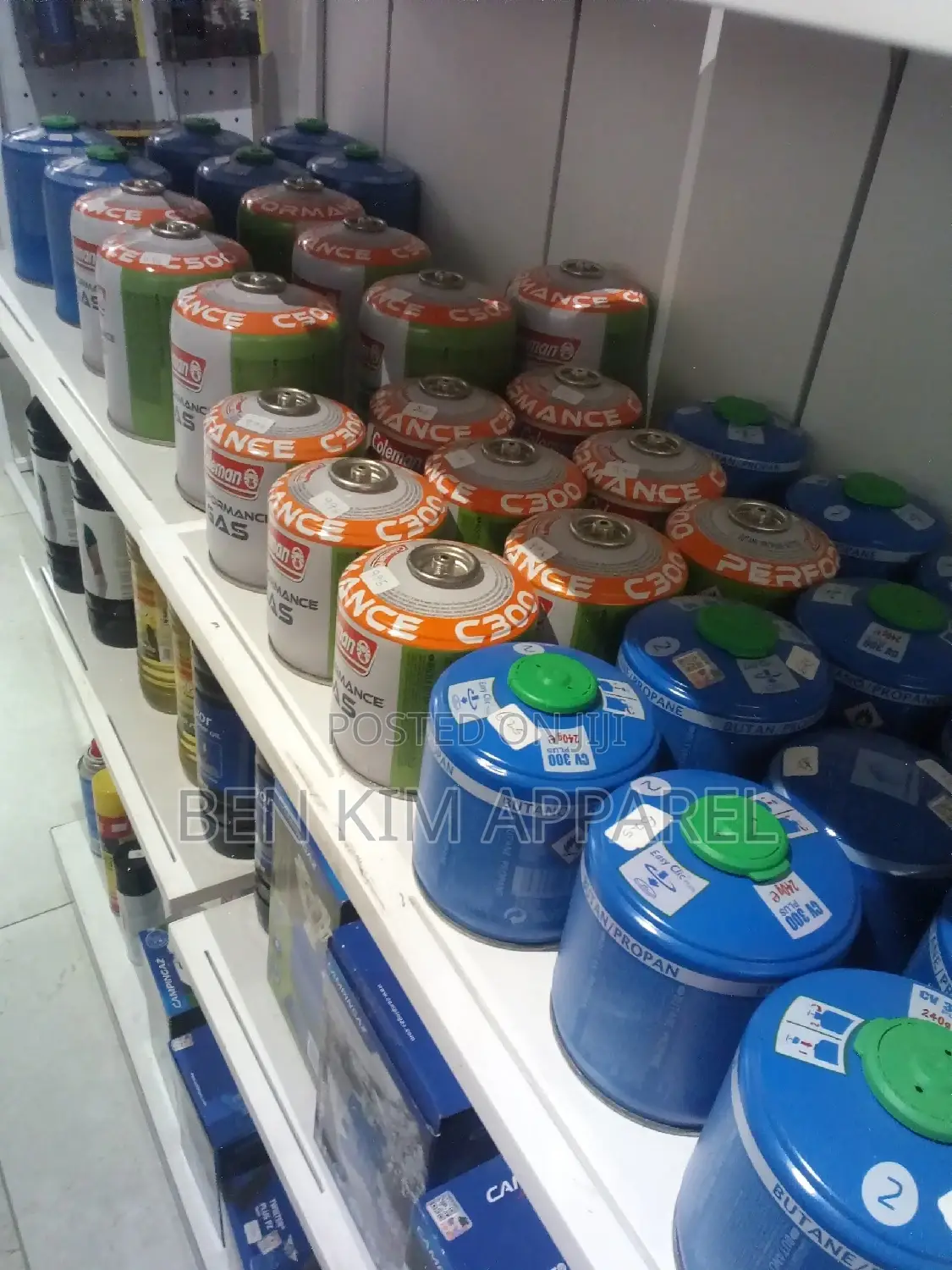 Small Portable Gas Cartridges for Portable Camping Stove.