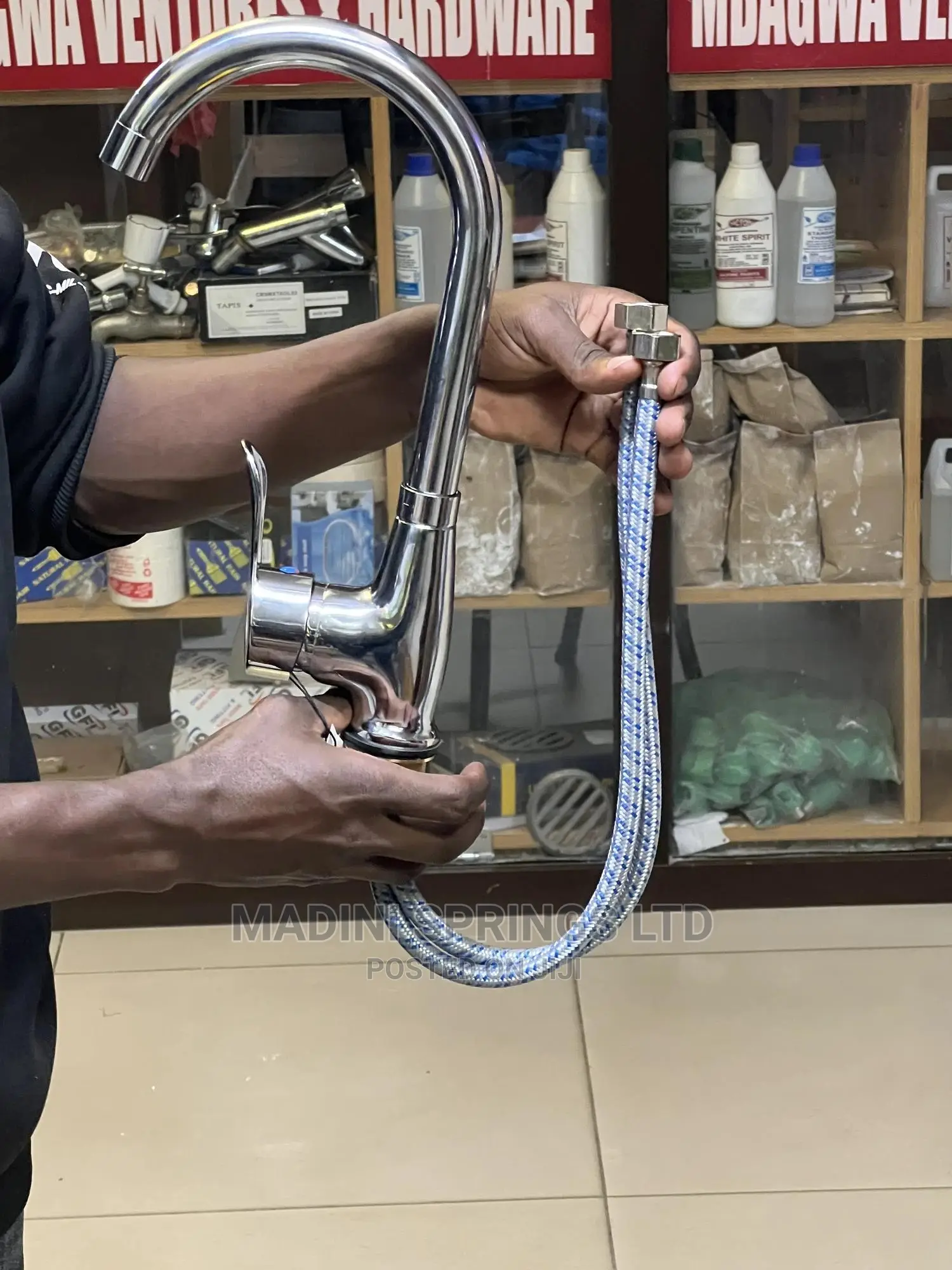 Stainless Steel Kitchen/Shower Mixer Taps