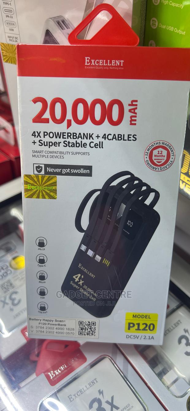 20000mah Excellent Power Bank