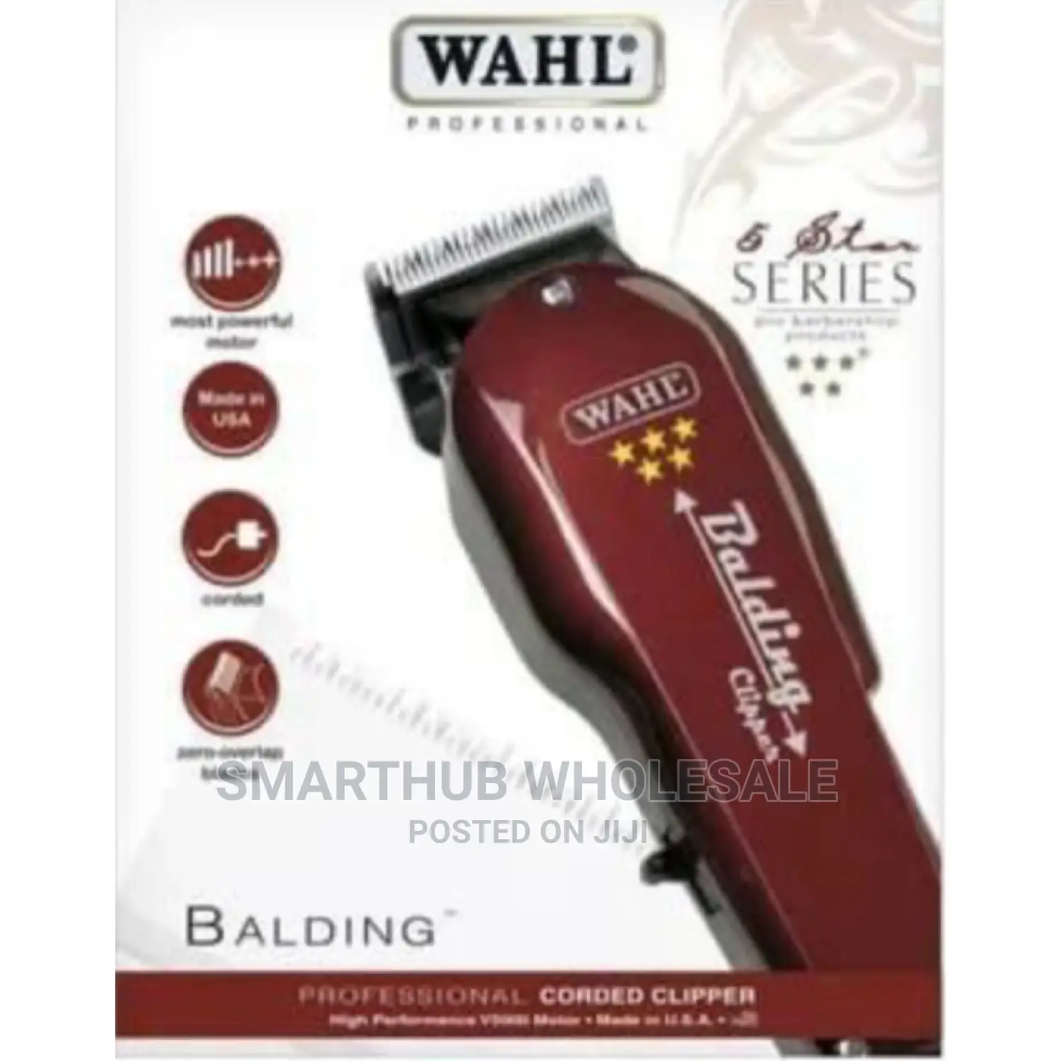 Wahl Balding Machine Maroon