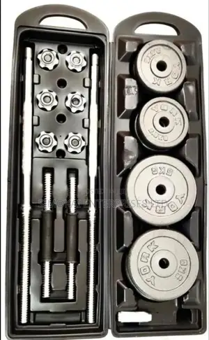 York Fitness 50kg Dumbbell Set
