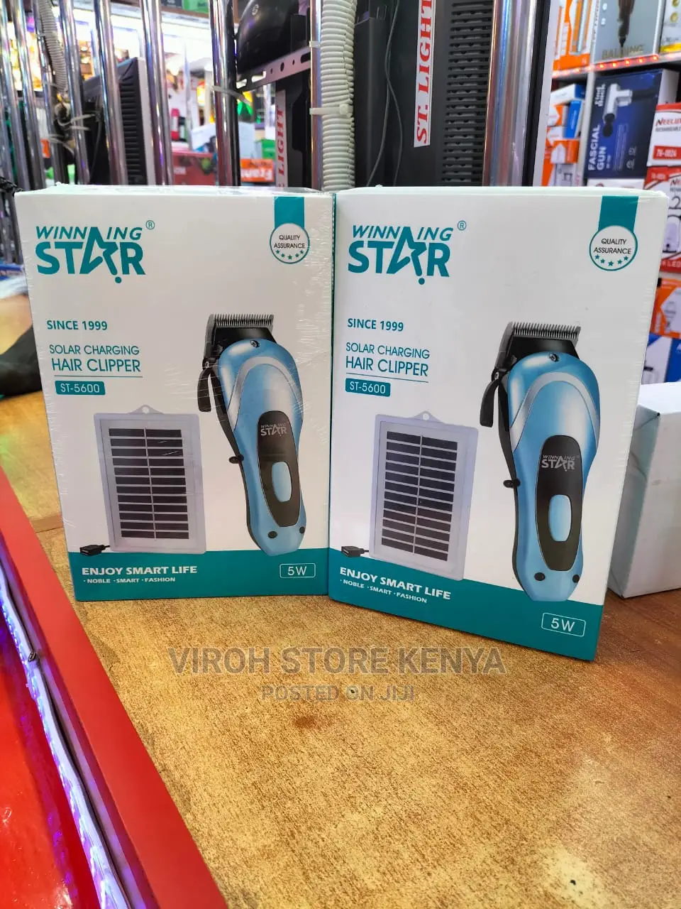 Solar Charging Hair Clippers Winning Star