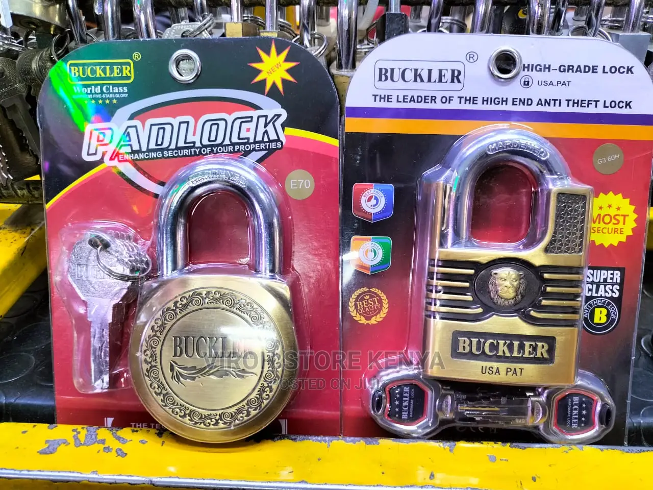 Buckler Padlocks Anti-Theft Locks Heavy-Duty Padlock