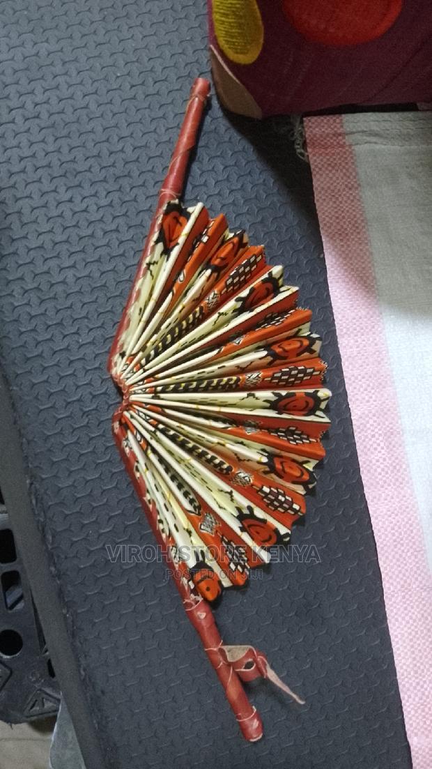 New Hand-Held Fan Flowered Folding Hand Fan - main view