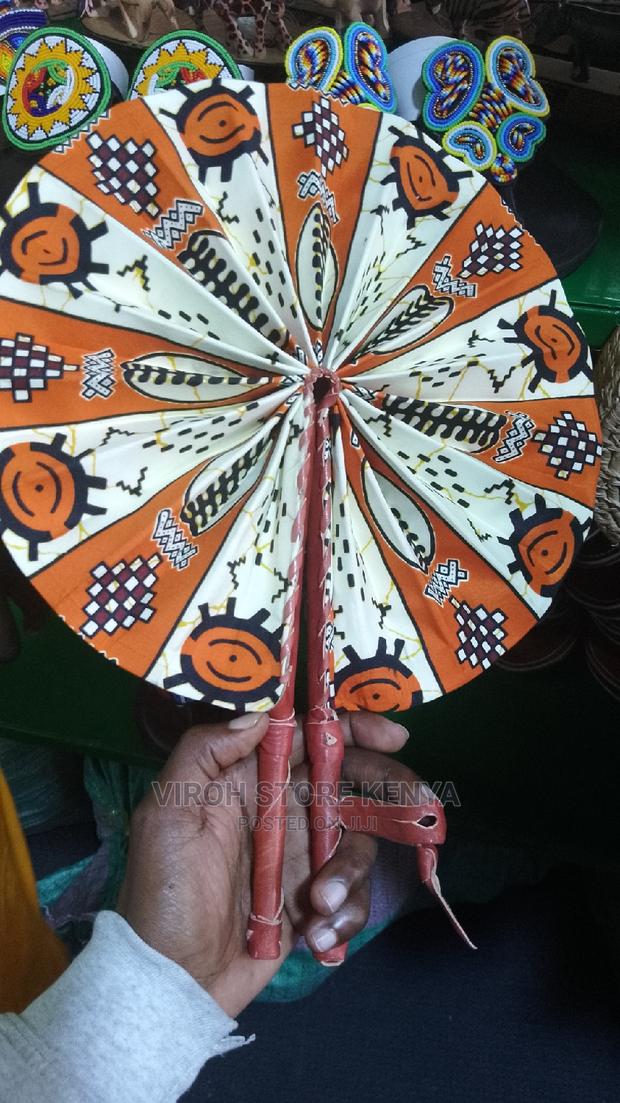 New Hand-Held Fan Flowered Folding Hand Fan - thumbnail 4