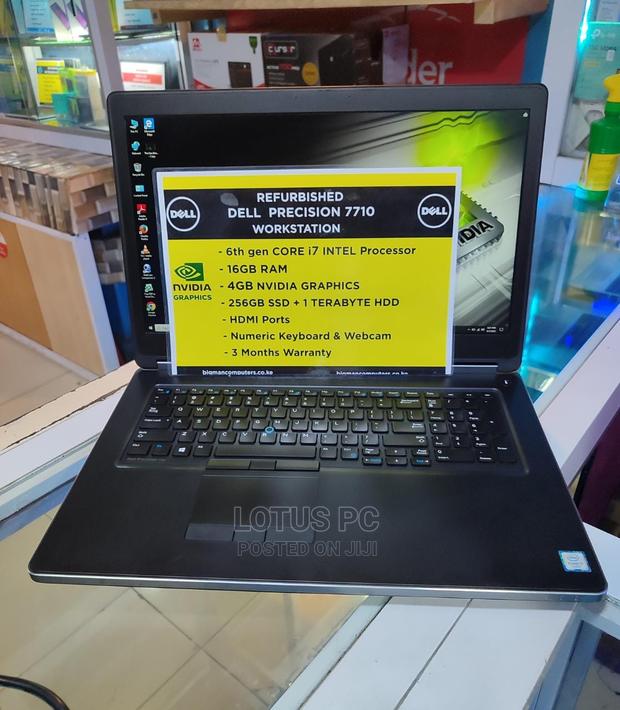 Laptop Dell Precision 7710 16GB Intel Core I7 HDD 1T - thumbnail 2