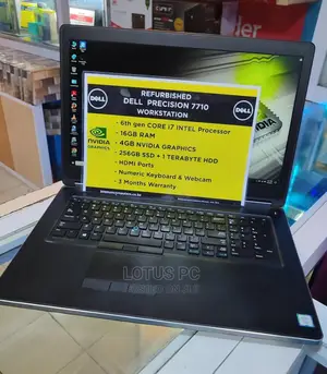 Laptop Dell Precision 7710 16GB Intel Core I7 HDD 1T