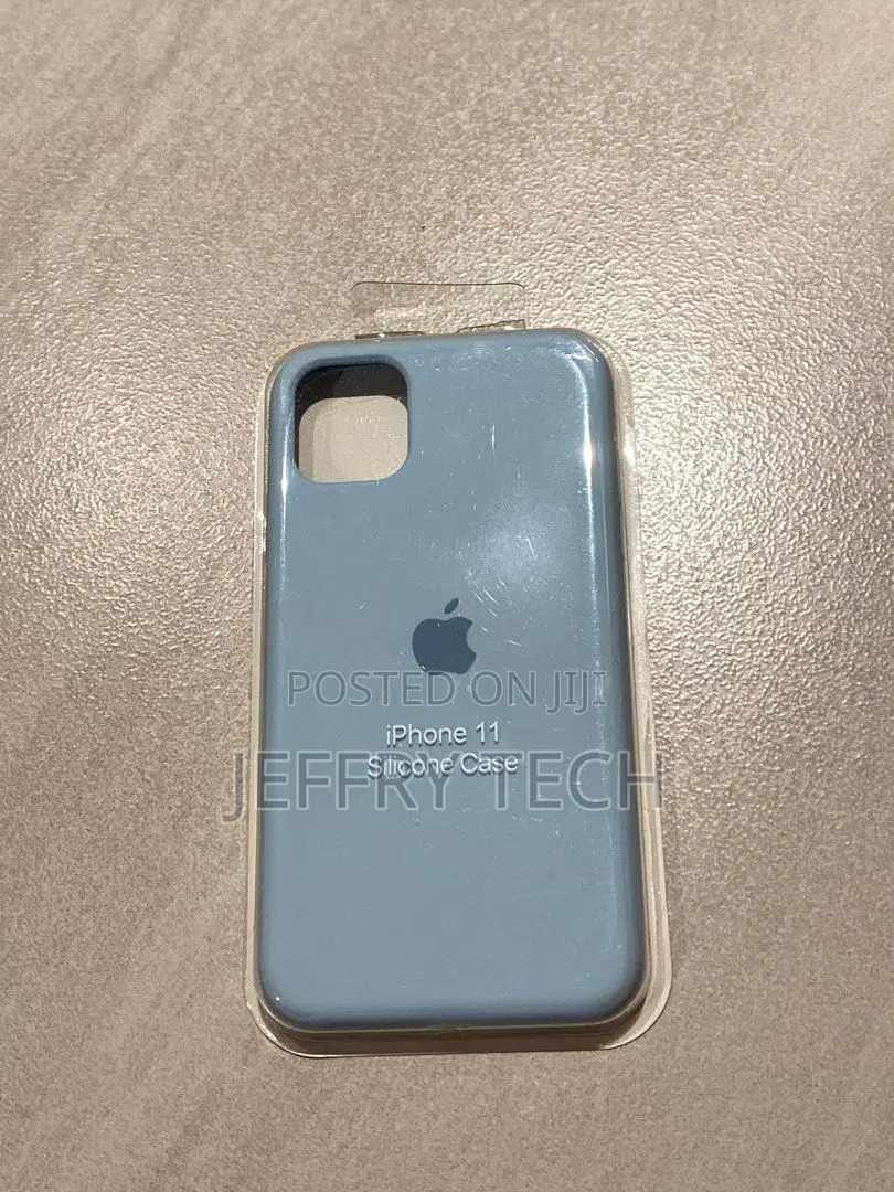 Brand New iPhone 11 Apple Silicone Case Sky Blue, Sand Pink