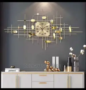 Creative Iron 3d Home Decor Clock