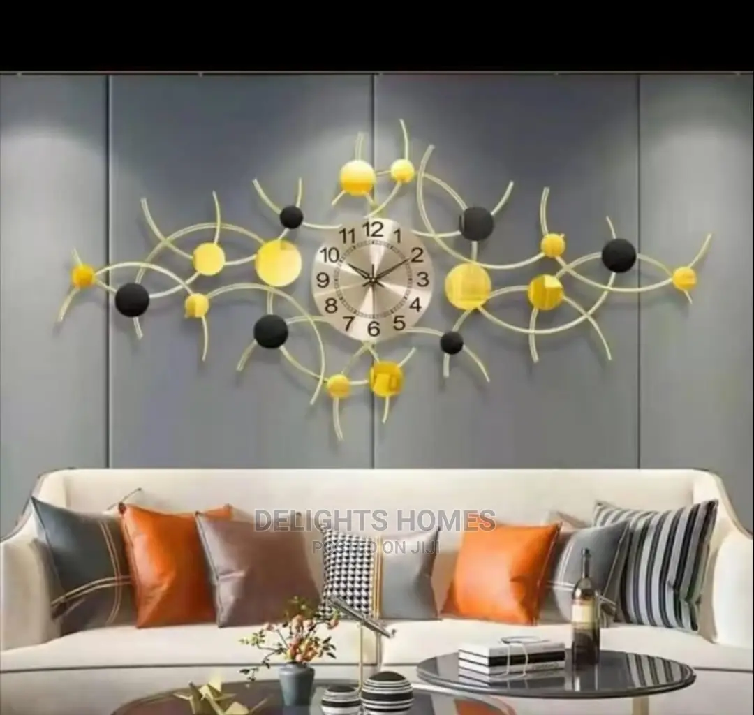 Creative Iron 3d Home Decor Clock