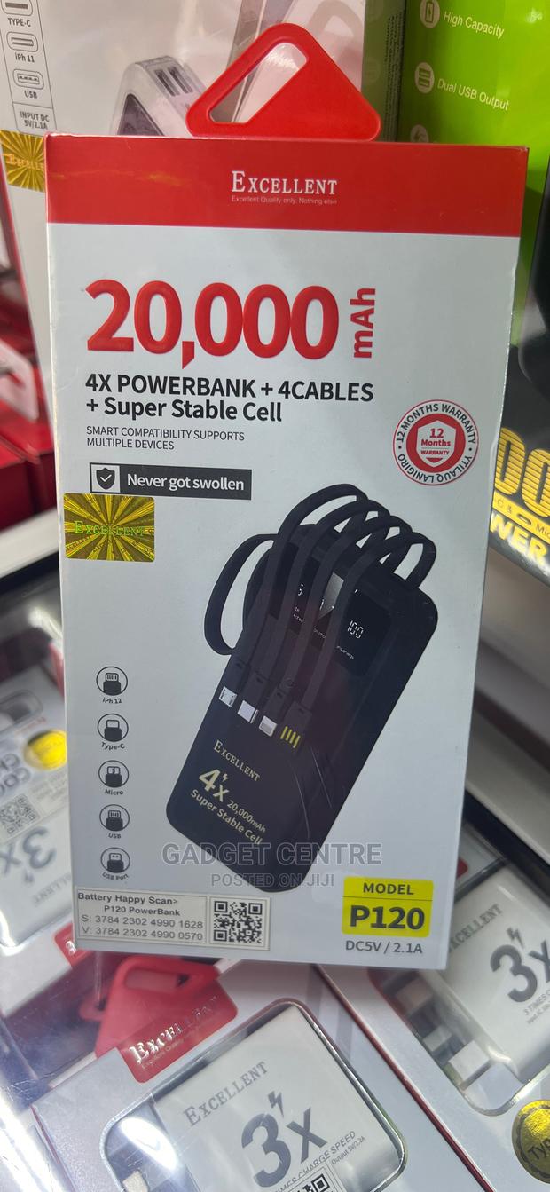 20000mah Excellent Power Bank New