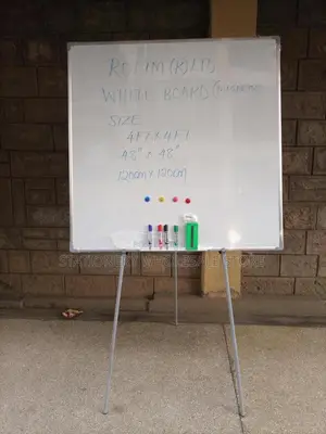 White Board for Schools/Colleges 1.2m X 1.2m– Double Sided