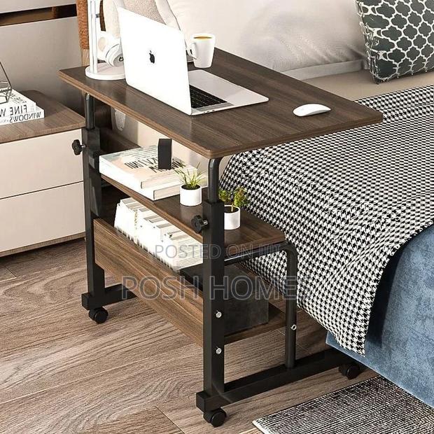 Movable Matt Black Laptop Stand