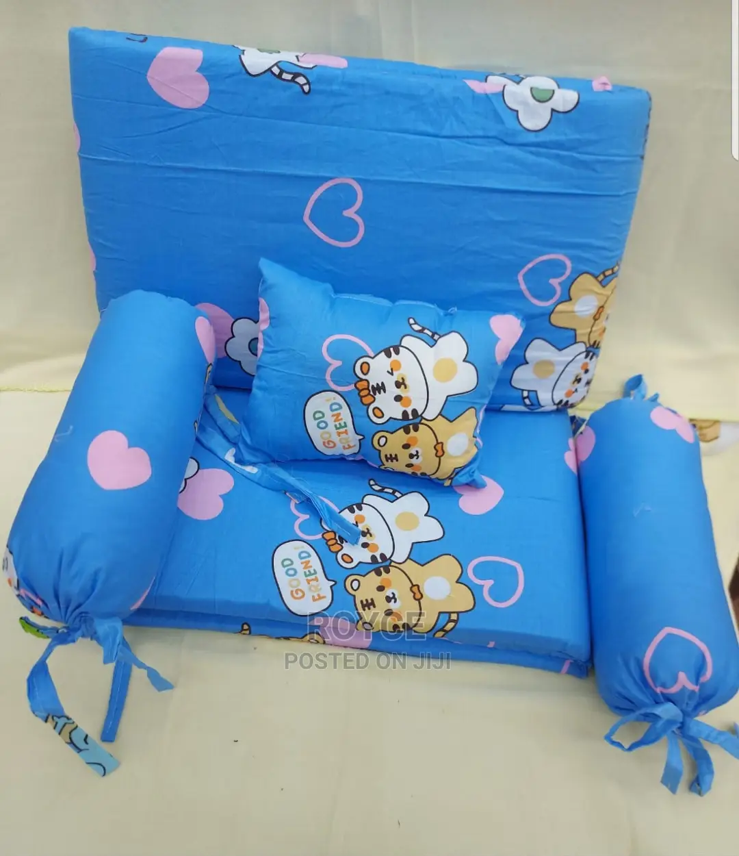 Cot Bumper Set With Pillow
