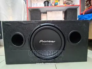 12 Inch Pioneer 1500 Watts Bass Subwoofer With Cabinet