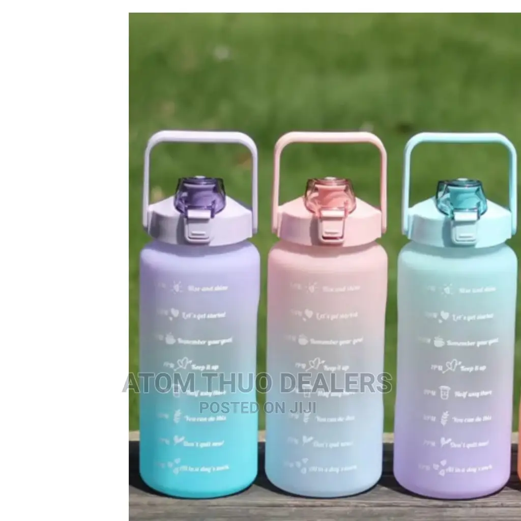 New 2 Litres Motivational Water Bottle 