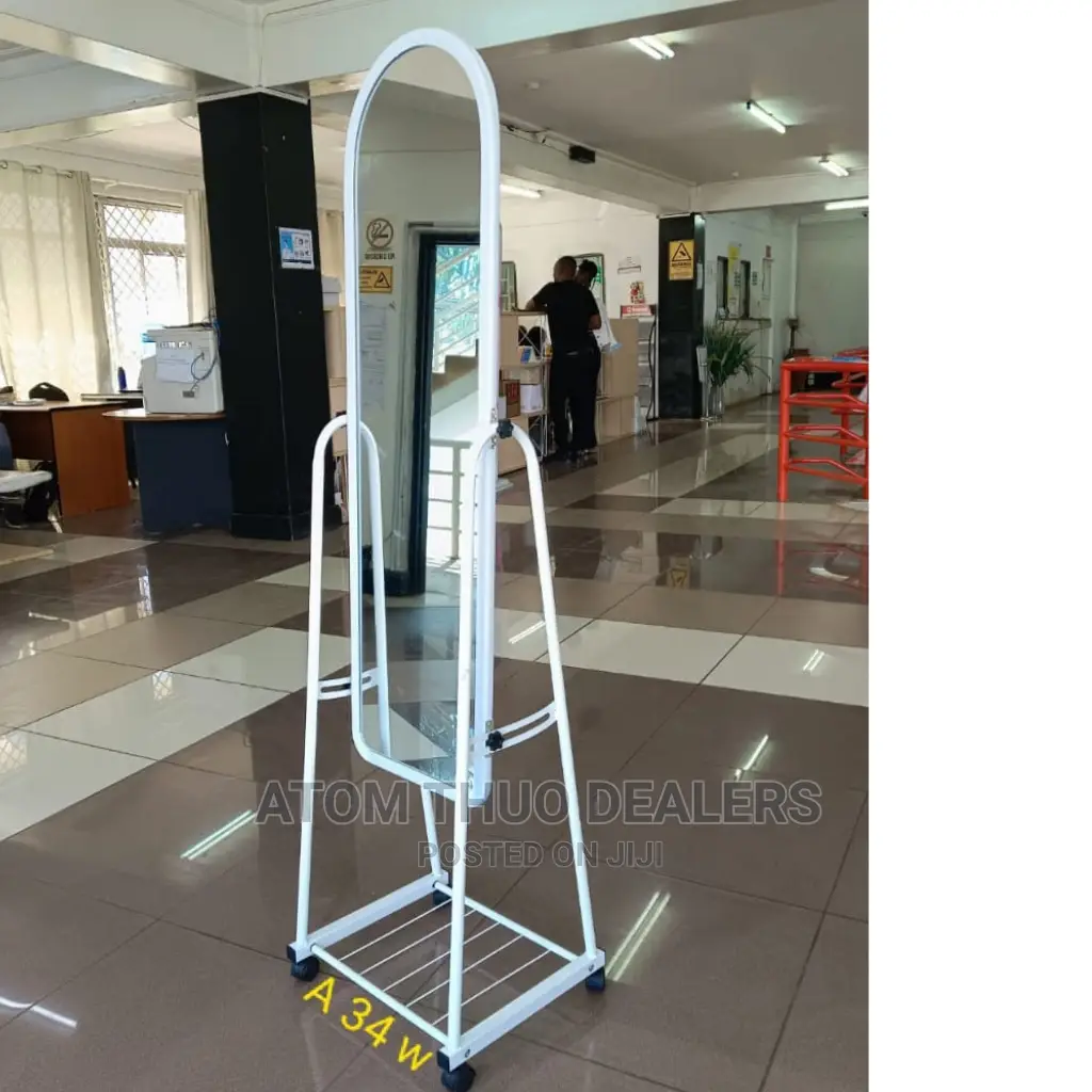 New Dressing Mirror With Shoe Rack and Wheels.