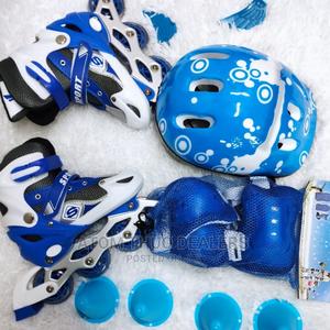 Blue Skates Shoes Plus Free Bag . - thumbnail 2