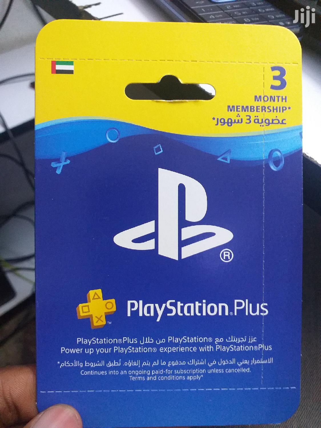 Uae Psn Membership Gift Card Voucher Card