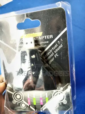 2.0 Audio Adapter Double Sound Card 2 in 1 3D