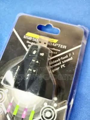 Audio Adapter Double Sound Card 2 in 1 3D