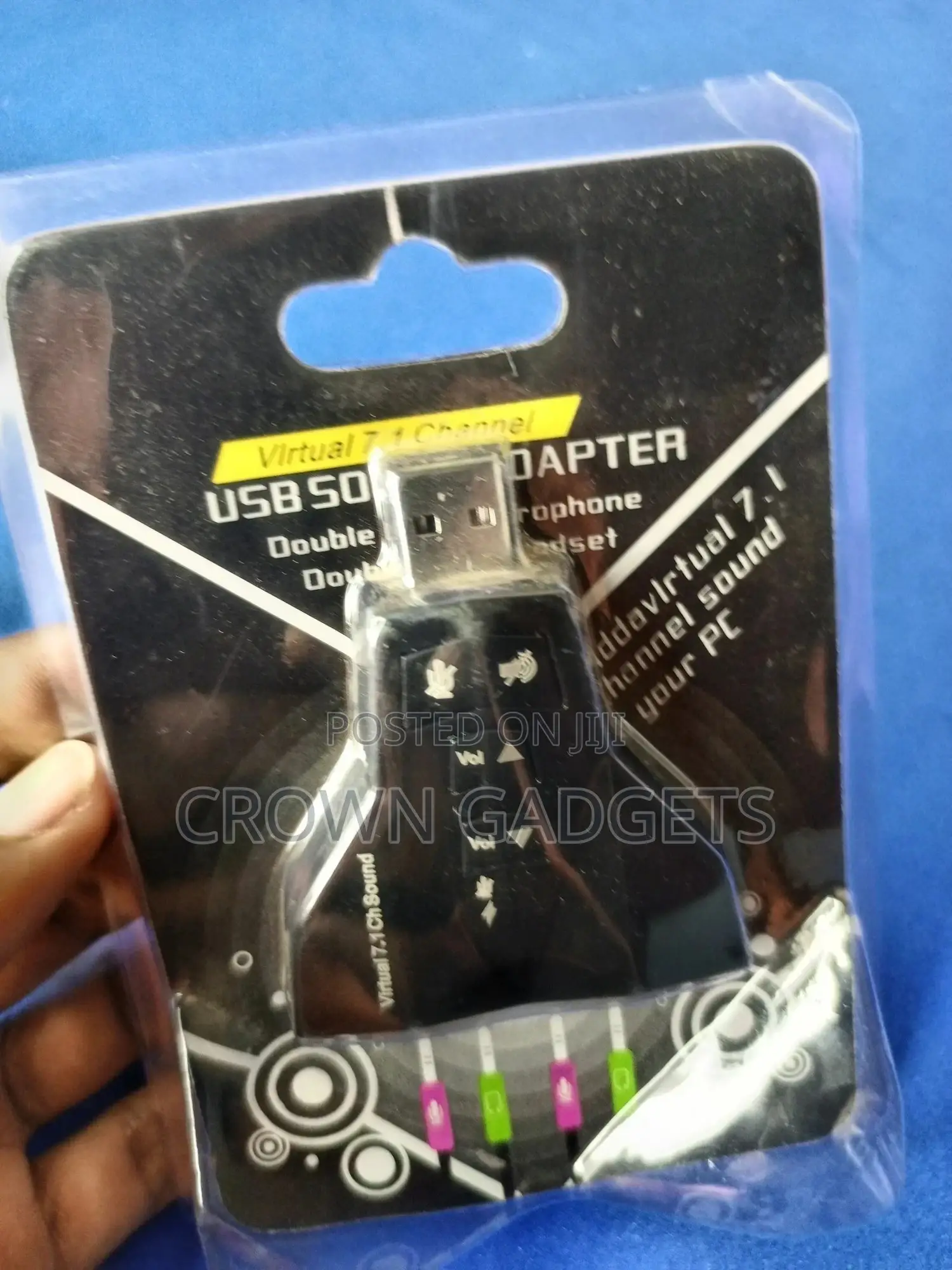 Audio Adapter Double Sound Card 2 in 1
