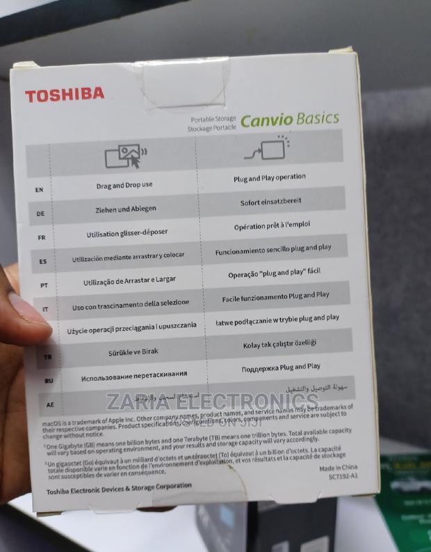 2tb Toshiba External Harddrive - thumbnail 3