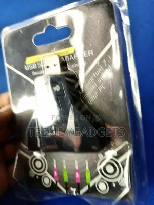 Double Sound Card 2 in 1 3D External USB