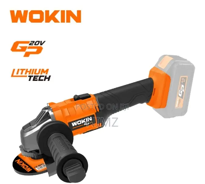 Wokin 623445 20V Li-Ion Cordless Angle Grinder