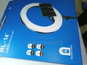 14 Inch Studio Selfie Ring Light Dimmable LED With Remote Co