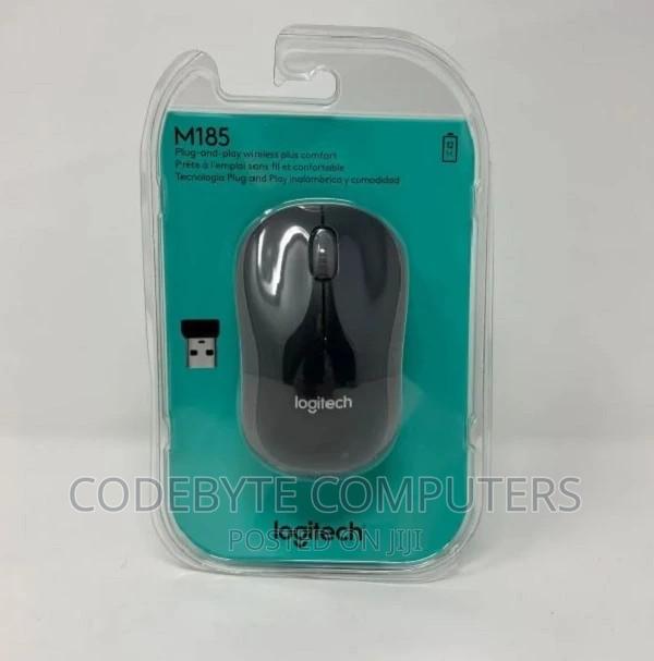 Logitech Wireless Mouse M185 - Swift Grey - main view