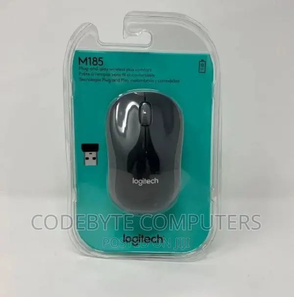 Logitech Wireless Mouse M185 - Swift Grey