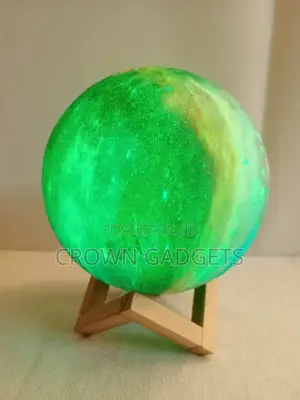 3D Printing Kids Moon Light With Stand/Remote