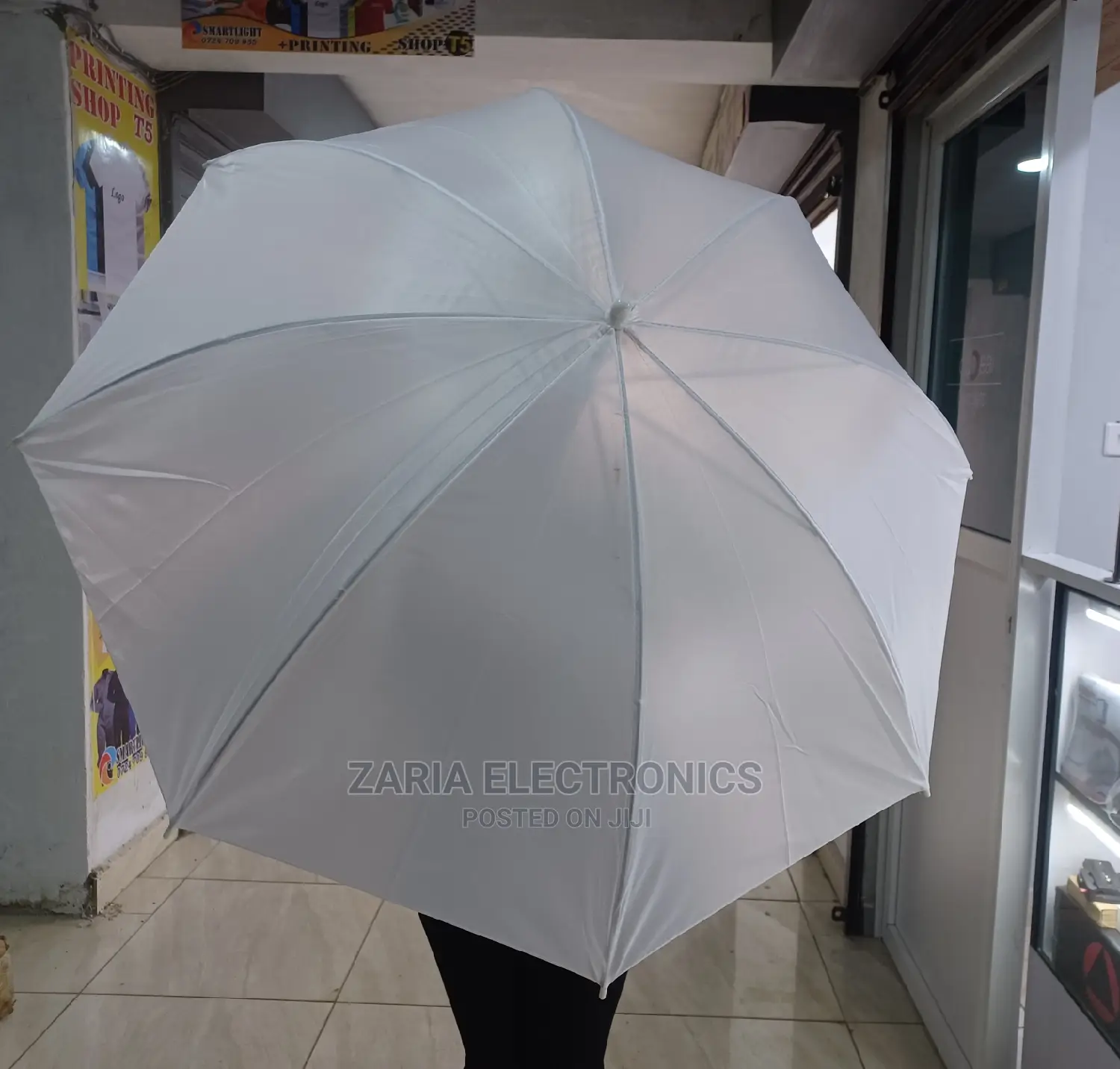Flash Photography Umbrella in White