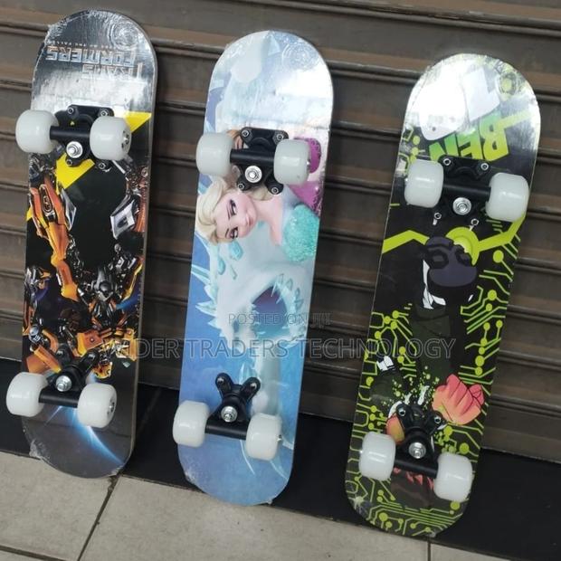 Skateboard With Rubber Wheels - main view