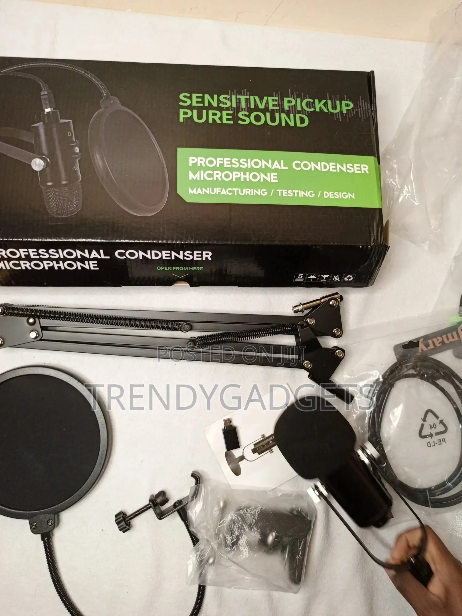 Condenser Microphone Voice Recording