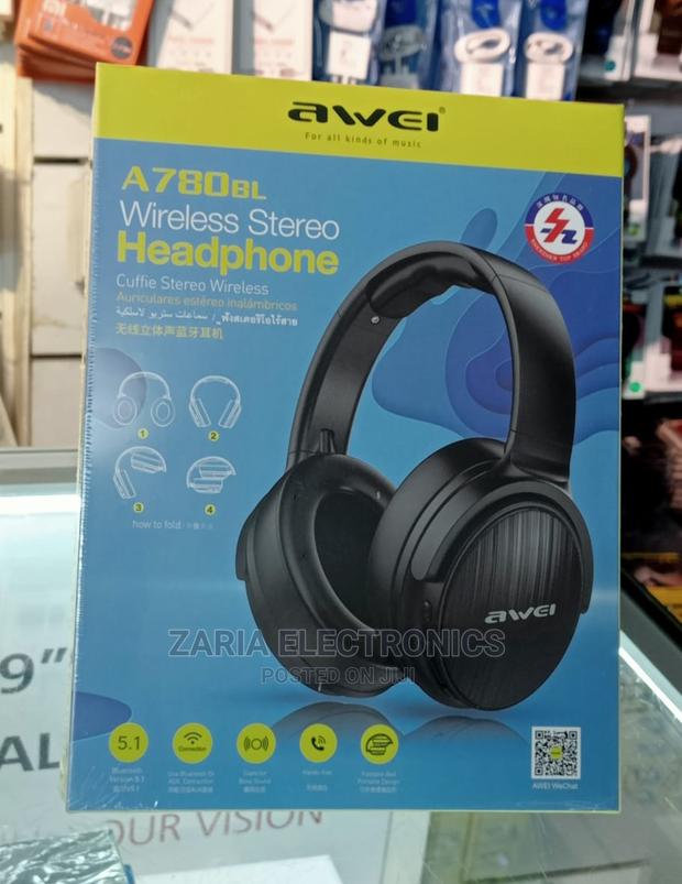 Awei Wireless Headphones A780bl, Black - main view