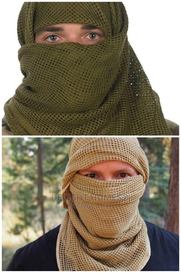 Cotton Military Camouflage Tactical Mesh Scarf - main view