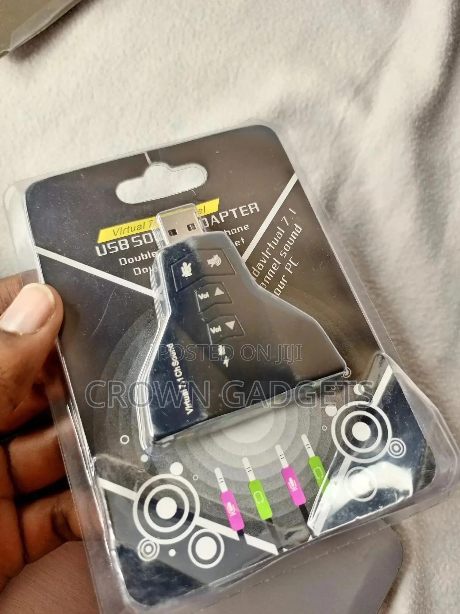 Digital Dual Virtual 7.1 Channel USB 2.0 Audio Adapter