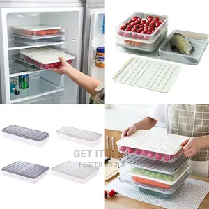 Stackable Fridge Organizer Containers