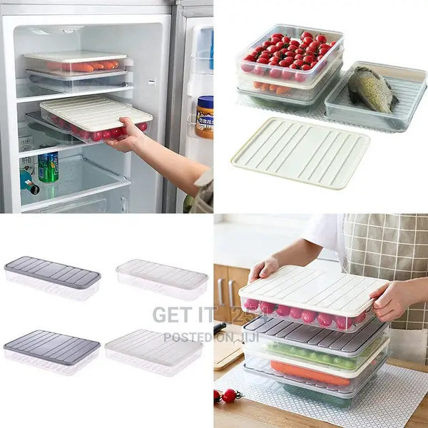 Stackable Fridge Organizer Containers