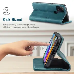 Samsung Galaxy A21S Caseme-013 Multifunctional Retro Frosted