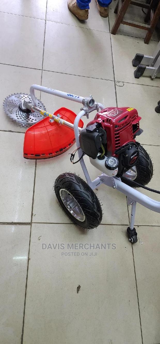 Brush Cutter Machine With 4 Stroke Engine and Wheels - thumbnail 2
