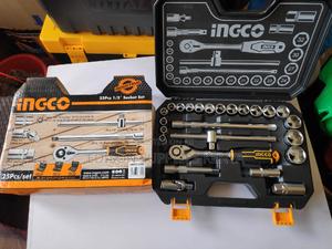 Ingco Sockets Set 25pcs 1/2 Inch Drive Ratchet Wrench - thumbnail 2